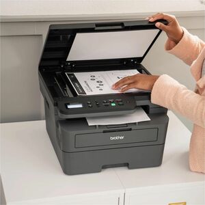 Brother HL-L2465DW Wired & Wireless Laser Multifunction Printer - Monochrome - Copier/Printer/Scanner - 30 ppm Mono Print 