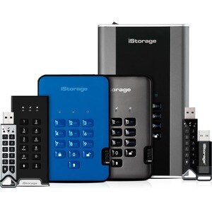 Disque dur Bureau iStorage diskAshur DT2 - 3.5" Externe - 3 To - Conforme aux normes TAA - Client Léger Appareil compatibl