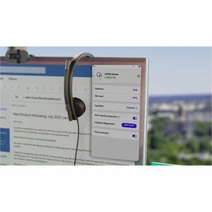 Logitech H570E Wired Over-the-head Stereo Headset - Black - Microsoft Teams Certification - Binaural - Supra-aural - 20 Hz