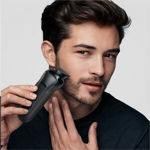 Rasoio Braun Shave&Style 300BT - Nero - Per Maschio - senza filo - 0,50 Ora Tempo di funzionamento massimo batteria - 1 Or
