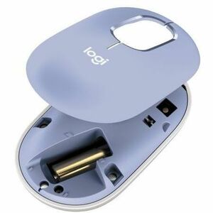 Logitech POP Mouse 鼠标 - 蓝牙 - USB - 光学 - 4 按钮 - 无线 - 10 m - 4000 dpi - 滚轮 - 1 x AA Battery Supported