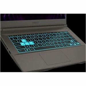 MSI Thin 15 B12U Thin 15 B12UCX-1682XES 39.6 cm (15.6") Gaming Notebook - Full HD - Intel Core i5 12th Gen i5-12450H - 16 