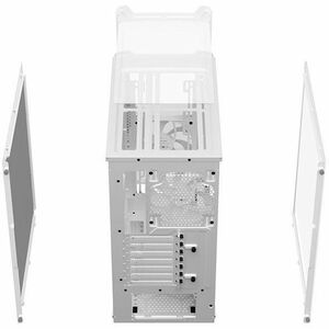 be quiet! Pure Base 501 Pure Base 501 Airflow Window White Computergehäuse - ATX, Micro ATX, Mini ATX Motherboard Supporte