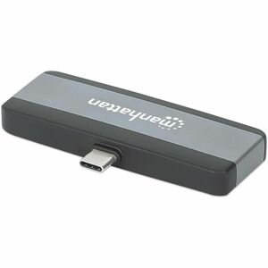 Manhattan USB Tipo C Base de conexión para Portátil, Computadora de escritorio, Monitor, Smartphone, Disco Duro, Altavoz, 