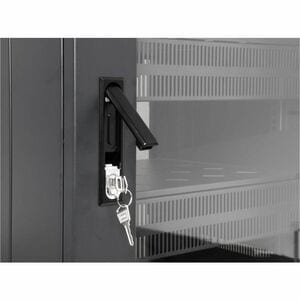 Gabinete 19"" Pro Line con extractores de aire, 42U, Unidad de ventilación de dos ventiladores montada en el techo, ensamb