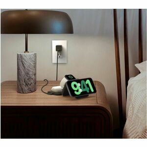 Belkin BoostCharge Pro Induction Charger - For AirPod, Smartwatch, Smartphone, iPhone - Input connectors: USB - Foldable