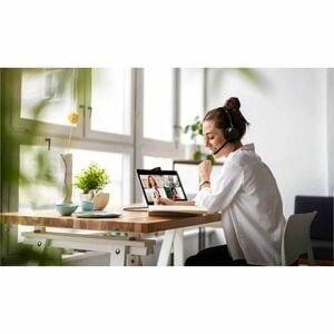 Casque Jabra Evolve2 50 - Câblé / Sans fil - Design Supra-auriculaire, Sur tête - Stéréo - Certification Microsoft Teams -
