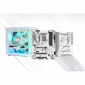 Placa base de escritorio para juegos ASRock B760 Pro RS WiFi White - Intel B760 Conjunto de Circuitos Integrados - Socket 