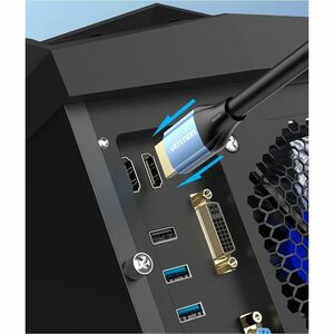 Vention ALHS 1 m HDMI A/V Cable - Cable for Audio/Video Device, Notebook, TV, Projector - First End: 1 x HDMI 2.0 Digital 