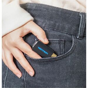 Vention AIDB0 A/V Adapter - 1 x HDMI 1.4 Digital Audio/Video - Male - 1 x HD-15 VGA - Female, 1 x Mini-phone Audio - Femal