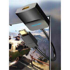 Vention TDCBB A/V Adapter - 1 x HDMI Type A Digital Audio/Video - Female - 1 x USB Type C - Male - 3840 x 2160 Supported -