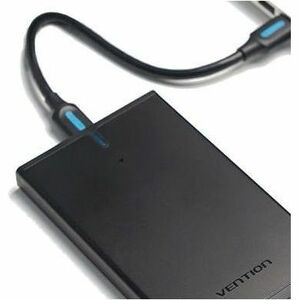 Vention KPAB0 Drive Enclosure SATA/600 - USB 3.0 Micro-B Host Interface - UASP Support Portable - Black - 1 x HDD Supporte