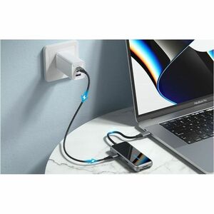 Vention TFMHB USB 3.1 Type C Docking Station for Notebook, Memory Card Reader, TV, Projector, Flash Drive - Charging Capab