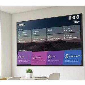 LG 75" UHD Ultra Slim Signage with webOS 6.0 and Advanced Security - 75" - Advanced Super Dimension Switch ( ADS ) - 24 Ho