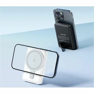 Vention FHS Power Bank - White - For iPhone - 5000 mAh - 20 W - 2.40 A, 2.22 A, 1.67 A, 3 A - 5 V DC, 9 V DC, 12 V DC Outp