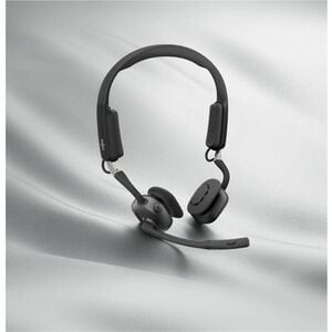 Shokz OpenMeet Wireless Open-ear, Over-the-head, On-ear, Over-the-ear Stereo Headset - Black - Binaural - Supra-aural - 29