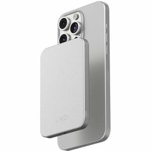 LinQ ProCharge Power Bank - Metallic - For Smartphone, iPhone - 1 x Type-C 20W - 5000 mAh - 2 x USB - Metallic