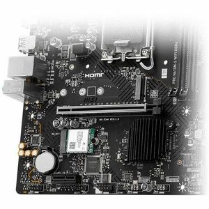 MSI Pro H610M-S DDR4 WIFI Gaming Desktop Motherboard - Intel H610 Chipset - Socket LGA-1700 - Micro ATX - Pentium Gold, Ce