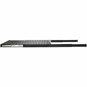 Tripp Lite series SmartRack SRSHELF4PSLVENT 1U Rack-mountable Rack Shelf for Data Center, Server, LAN Switch - Black Powde