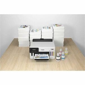 Canon GX5120 Wired/Wireless MegaTank Inkjet Printer - Color - 1200 x 600 dpi Print - Automatic Duplex Print - Ethernet - W