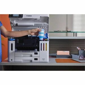 Canon GX7120 Wired & Wireless MegaTank Inkjet Multifunction Printer - Color - Copier/Fax/Printer/Scanner - 1200 x 600 dpi 