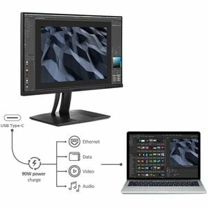 ViewSonic VP2456A 24 Inch 1080p IPS Monitor with Advanced Ergonomics, ColorPro 100% sRGB Rec 709, Pantone Validated, 14-bi