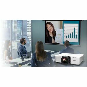 Epson PowerLite L690SU Short Throw 3LCD Projector - 21:9 - Wall Mountable, Ceiling Mountable - White - 1920 x 1200 - Front