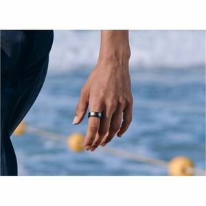 Samsung Galaxy Ring Smart Ring - Finger Wearable - Android - Titanium Black, Black - Accelerometer, PPG Sensor, Temperatur