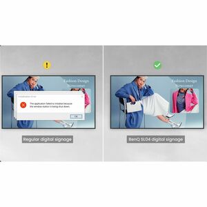 BenQ SL6504 | Pantone Validated Signage - 65" LCD - In-plane Switching (IPS) Technology - 24 Hours/7 Days Operation - ARM 