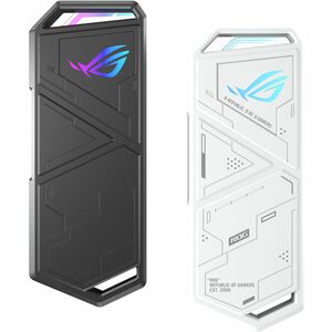 ROG Strix Arion M.2 NVMe SSD Enclosure - Moonlight White - USB3.2 Gen 2x1 Type-C (10 Gbps), Dual USB-C to C and USB-C to A