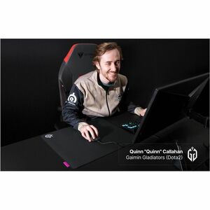 SteelSeries QcK Performance L - Speed - 16.54" Height x 19.29" Width - Black - Neoprene, Foam, Rubber - Anti-fray, Anti-sl