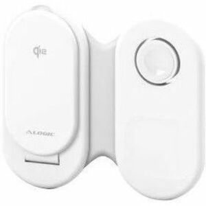 Alogic PackAway Induktionsladegerät - für Ohrhörer, Smartwatch, Smartphone, iPhone, AirPod - 5 V Gleichstrom, 9 V DC, 12 V