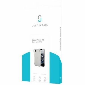 Just in Case Case for Apple iPhone 16e Smartphone - Transparent - Scratch Resistant, Bump Resistant, Wear Resistant, Tear 