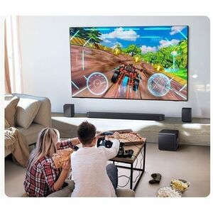 Samsung HW-Q990F 11.1.4 Bluetooth Sound Bar Speaker - 756 W RMS - Bixby, Alexa Supported - Titan Black - Wall Mountable - 