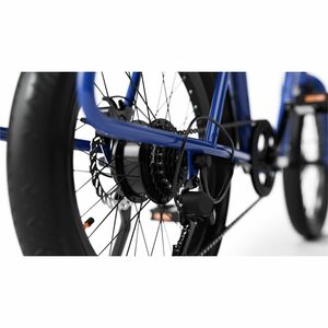 Sharp Straßenfahrrad - Batterie, Elektrisch - 250 W Antrieb - 508 mm Rad - Stahl Rahmen7 Gang/Gänge - Blau, Schwarz