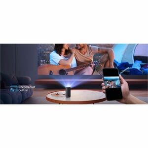 Nebula Capsule 3 LED Projector - Portable - Black - Front - 1080p - Outdoor, Entertainment