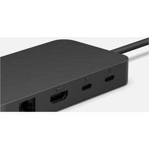 Microsoft Base de conexión para Portátil, Monitor - Capacidad de carga - 100W - Negro - De Escritorio - 2 Displays Support