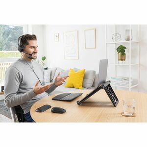 Kensington SmartFit Rückenstütze - Schwarz - TAA-konform - Stoff