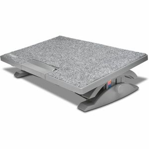 Kensington SmartFit SoleMate Pro Elite Footrest - 90 mm - 120 mm Adjustable Height - 18° Tilt - Fabric