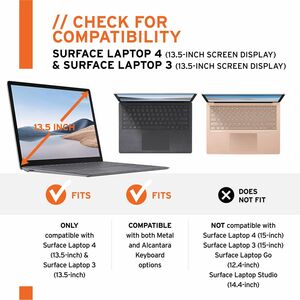 Urban Armor Gear Plasma Hülle für Microsoft Notebook-Tastatur, Notebook, Stylus - Eis - Sturzsicher, Rutschfest, Stoßfest,