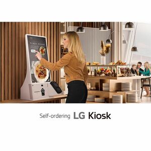 LG Self-ordering Kiosk - Intel Celeron - 68.6 cm (27") - Touchscreen - Ethernet - Windows 10 IoT Enterprise