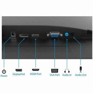 V7 L270V1-HAS-E 27" Class Full HD Monitor LED - 16:9 - Preto - 68,6 cm (27") Viewable - Tecnologia IPS (In-plane switching