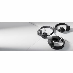 Logitech Zone Wireless 2 Wired/Wireless Over-the-head Stereo Headset - Graphite - Microsoft Teams Certification - Binaural