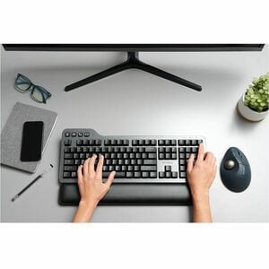 Kensington Pro Fit Ergo TB550 Desplazamiento mediante bola (Trackball) - Frecuencia Bluetooth/Radio - USB - Óptico - 7 Pro