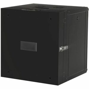 Roline 12U Wandmontierbar Geschlossener Schrank Rackschrank für Netzwerk-Geräte450 mm Rack Depth - Schwarz - Gummi, Blech,