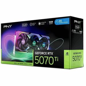 PNY GeForce RTX 5070 Ti EPIC-X RGB Overclocked Triple Fan Plus GPU