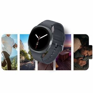 Samsung Galaxy Watch8 - 46 mm - 43.7 mm - Bioelectrical Impedance Analysis (BIA) Sensor, ECG Sensor, Heart Rate Monitor, T