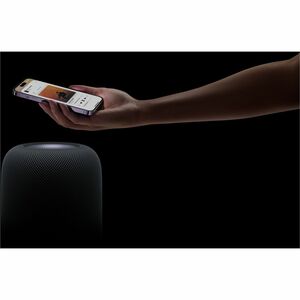 Apple HomePod Bluetooth Smart Speaker - Siri, Apple HomeKit Supported - Midnight - Dolby Atmos - Wireless LAN - 1