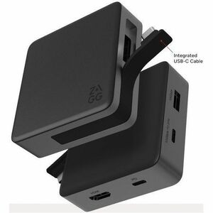 ZAGG Pro Connect USB-Typ C Docking Station für Notebook, Workstation, Maus, Flash-Laufwerk, Tablet, Smartphone - Ladefunkt