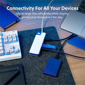 Targus HyperDrive Flex HD4102BUGL USB Type C Docking Station for Desktop PC, Hard Drive, Keyboard, Notebook, Tablet PC, Mo